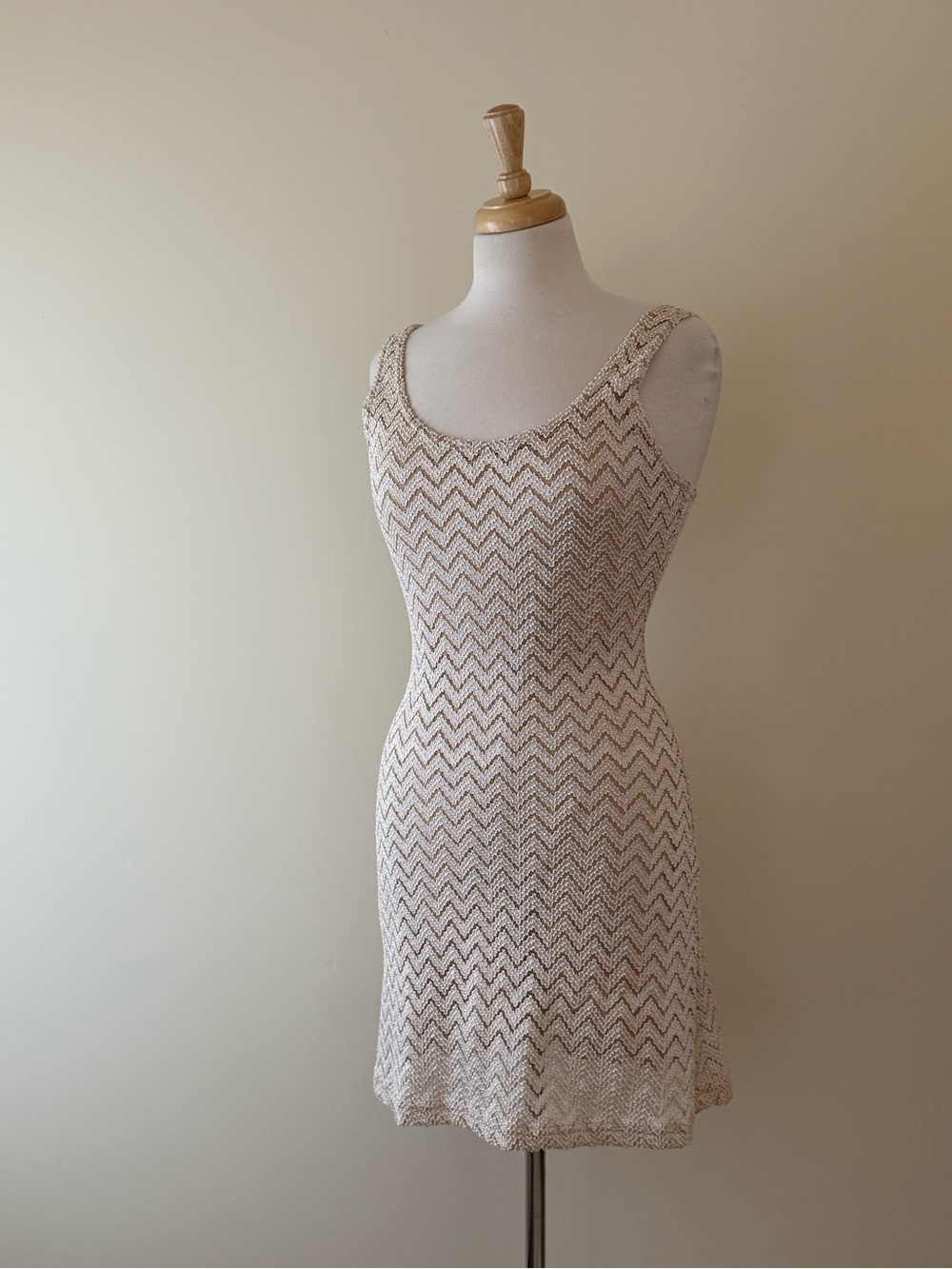 DIVINE U.S.A. Chevron Knit Mini Dress | Y2K | Size S